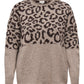 ONLY CARMAKOMA  CARJADE ANIMAL L/S O-NECK KNT