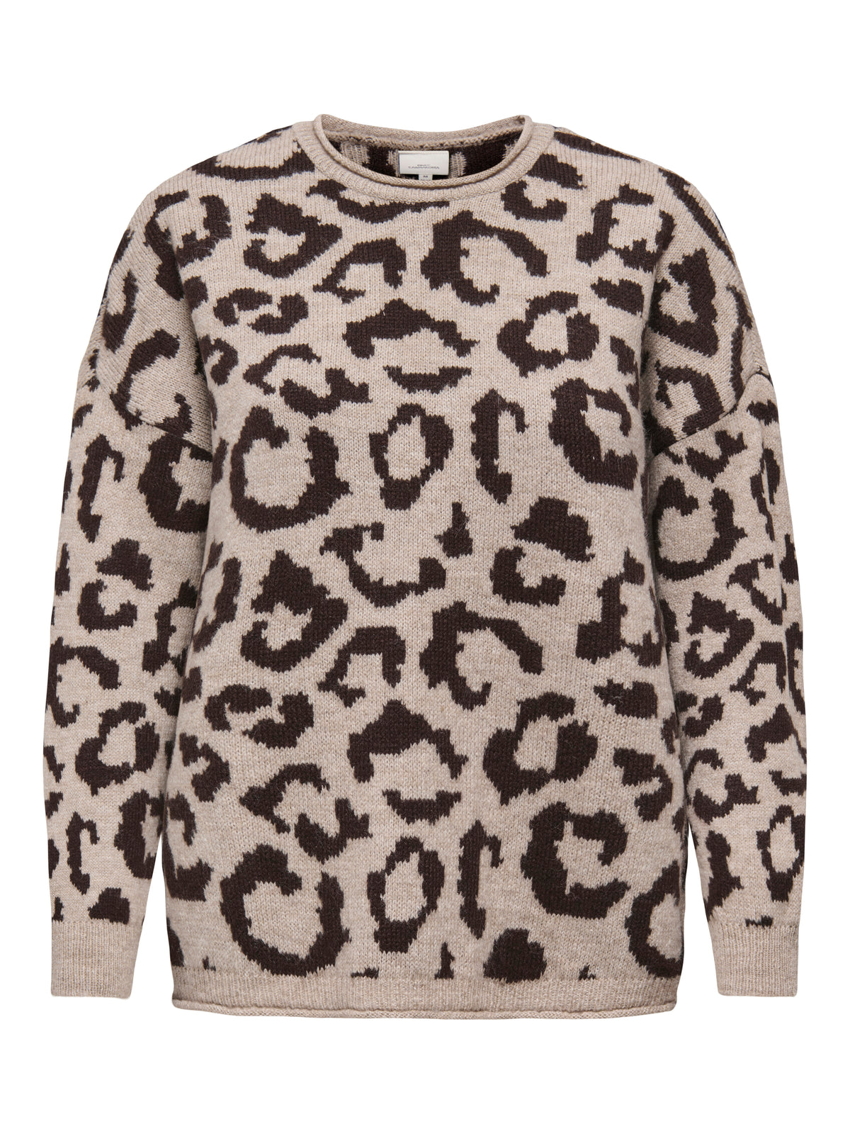 ONLY CARMAKOMA  CARJADE ANIMAL L/S O-NECK KNT
