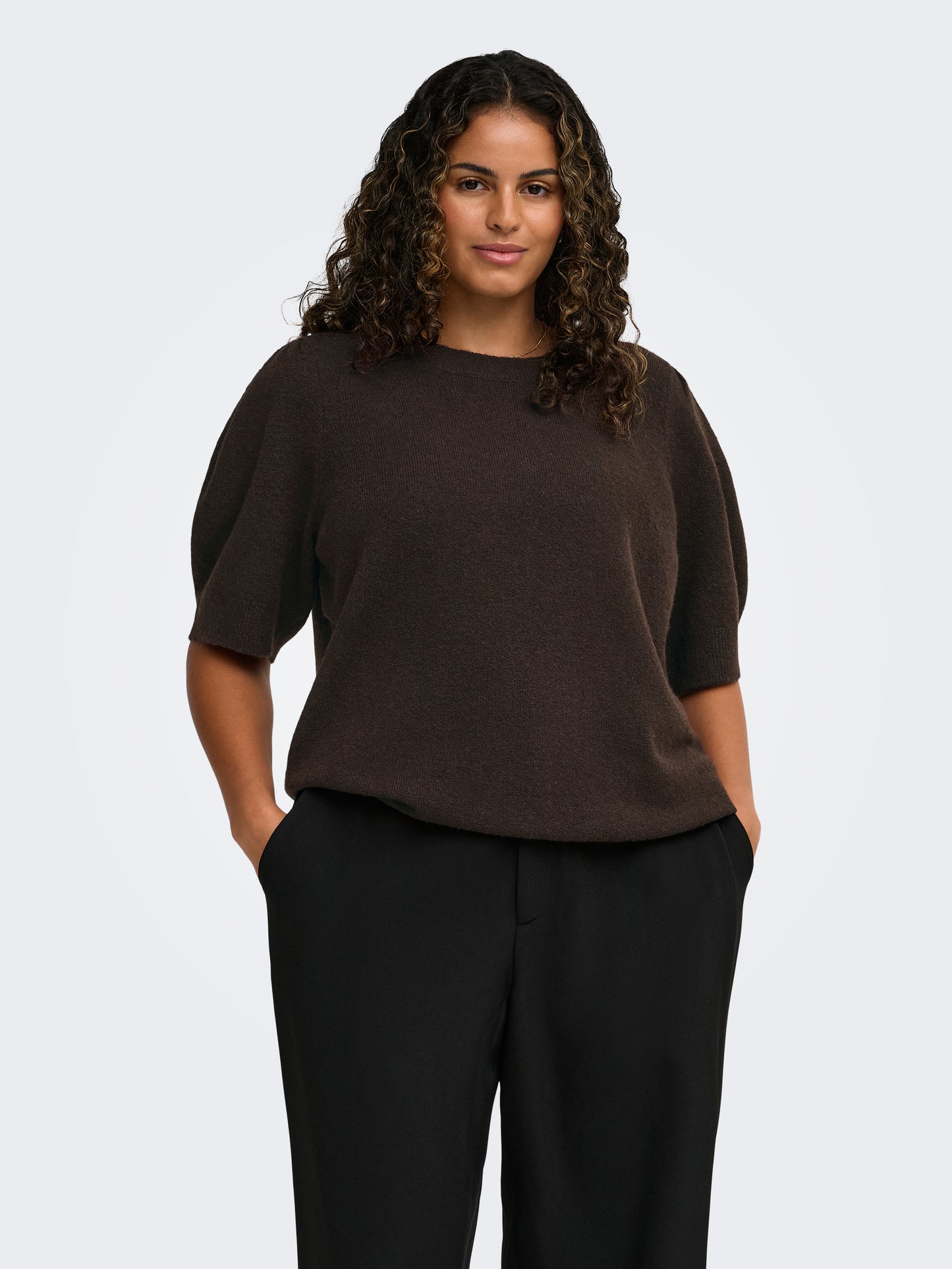 ONLY CARMAKOMA CARRICA 2/4 PULLOVER KNT NOOS