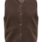 ONLY CARMAKOMA  CARBABY TEDDY VEST PNT BRUIN
