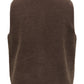 ONLY CARMAKOMA  CARBABY TEDDY VEST PNT BRUIN