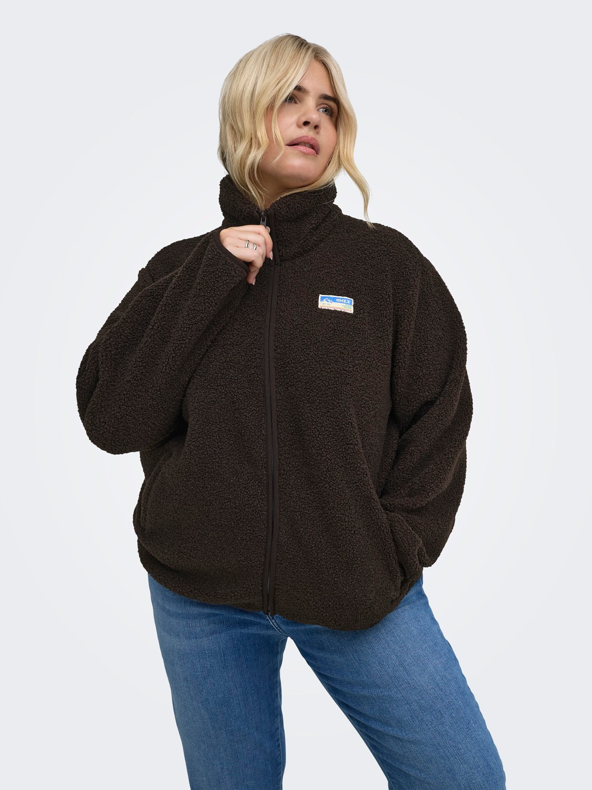 ONLY CARMAKOMA  CAREVA TEDDY JACKET OTW