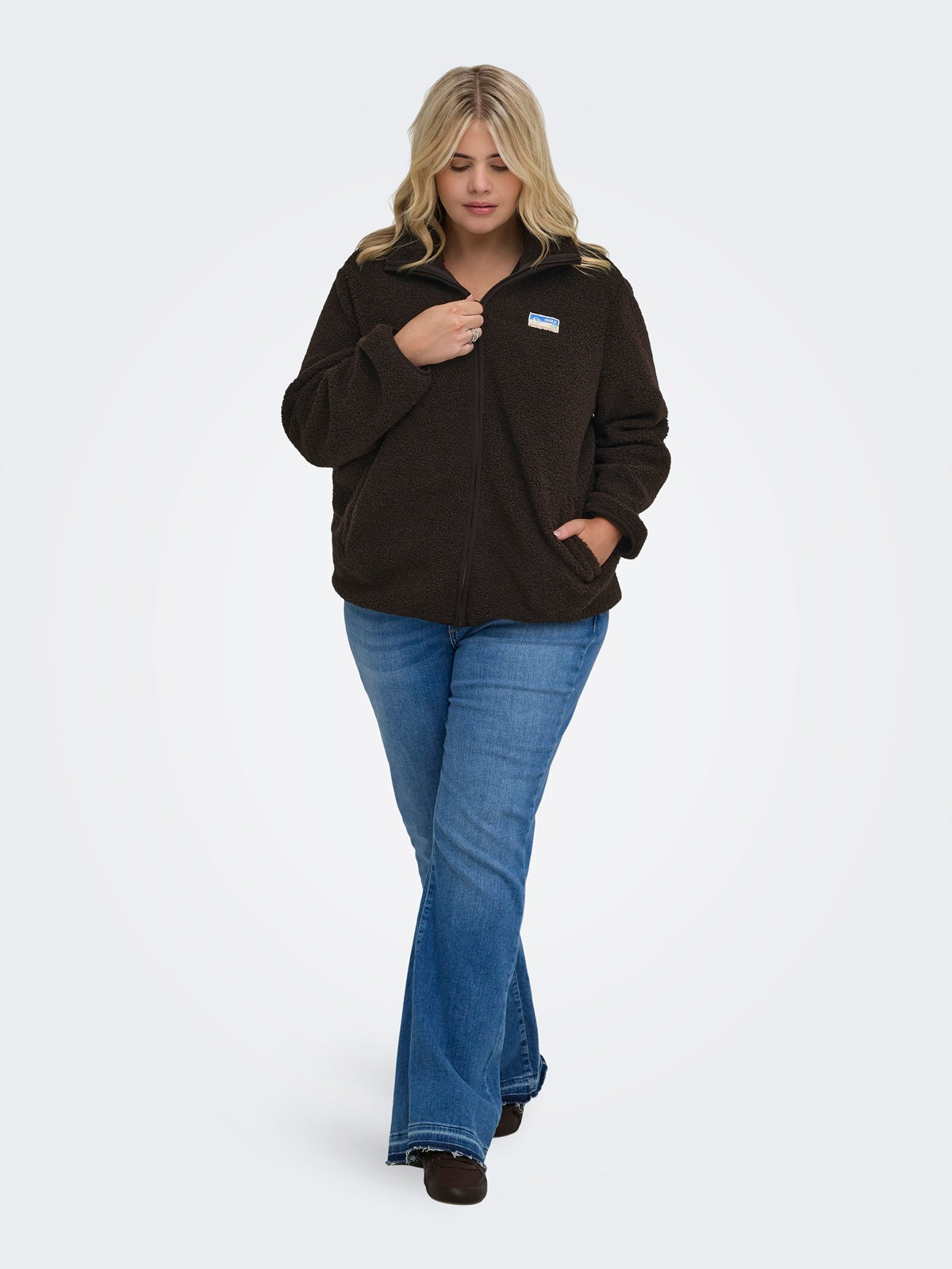 ONLY CARMAKOMA  CAREVA TEDDY JACKET OTW