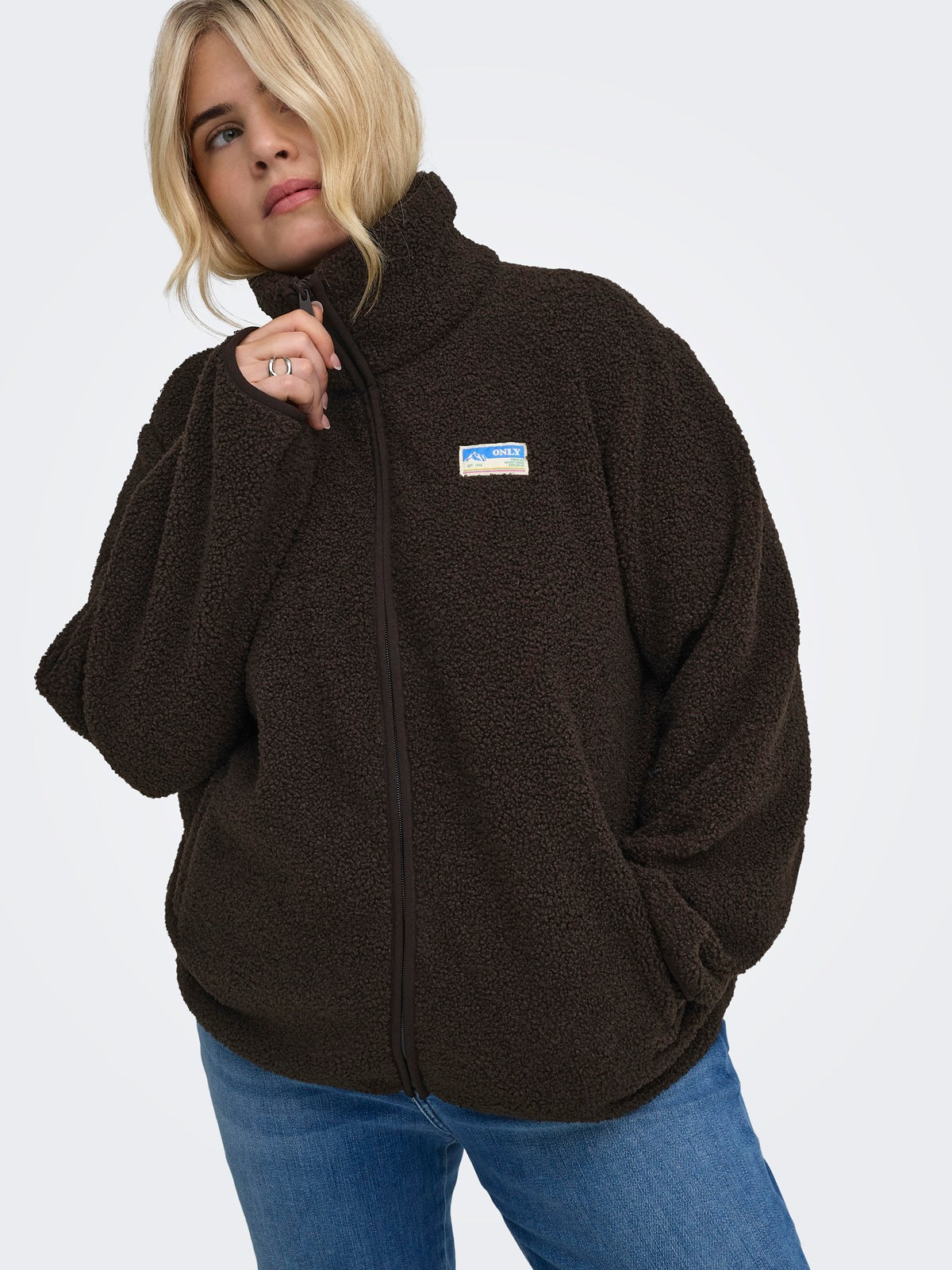 ONLY CARMAKOMA  CAREVA TEDDY JACKET OTW