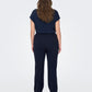ONLY CARMAKOMA  CARGOLDTRASH-SUKI LIFE HW WIDE PANT PNT BLAUW