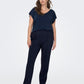 ONLY CARMAKOMA  CARGOLDTRASH-SUKI LIFE HW WIDE PANT PNT BLAUW