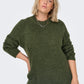 ONLY CARMAKOMA  CARJADE L/S PULLOVER KNT GROEN