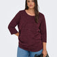 Only Carmakoma CARMARTHA 3/4 TOP JRS Cabernet