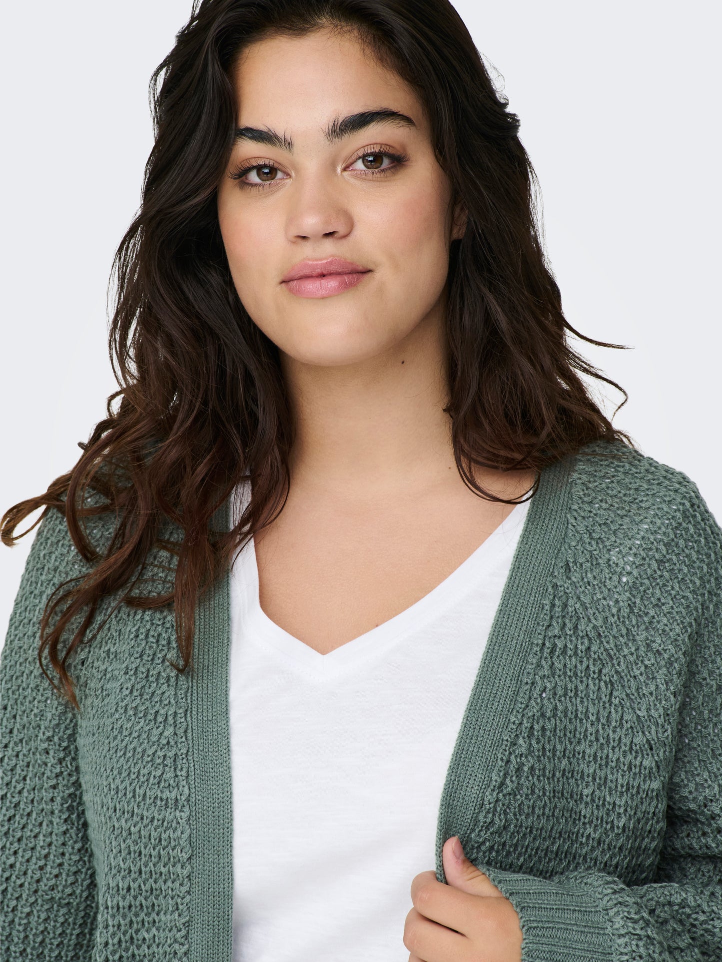 ONLY CARMAKOMA  CARMIRLA NEW L/S CARDIGAN KNT