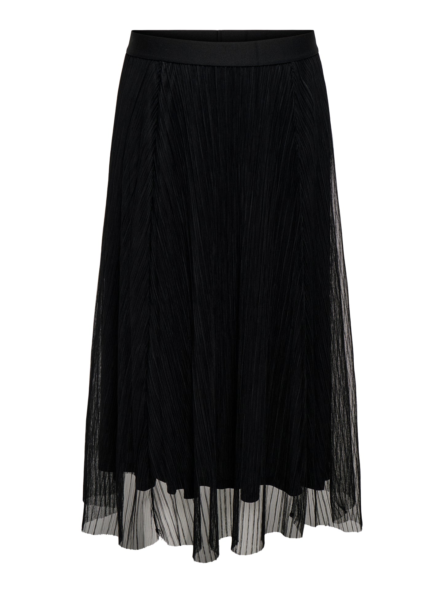 ONLY CARMAKOMA  CARLAVINA SKIRT JRS ZWART