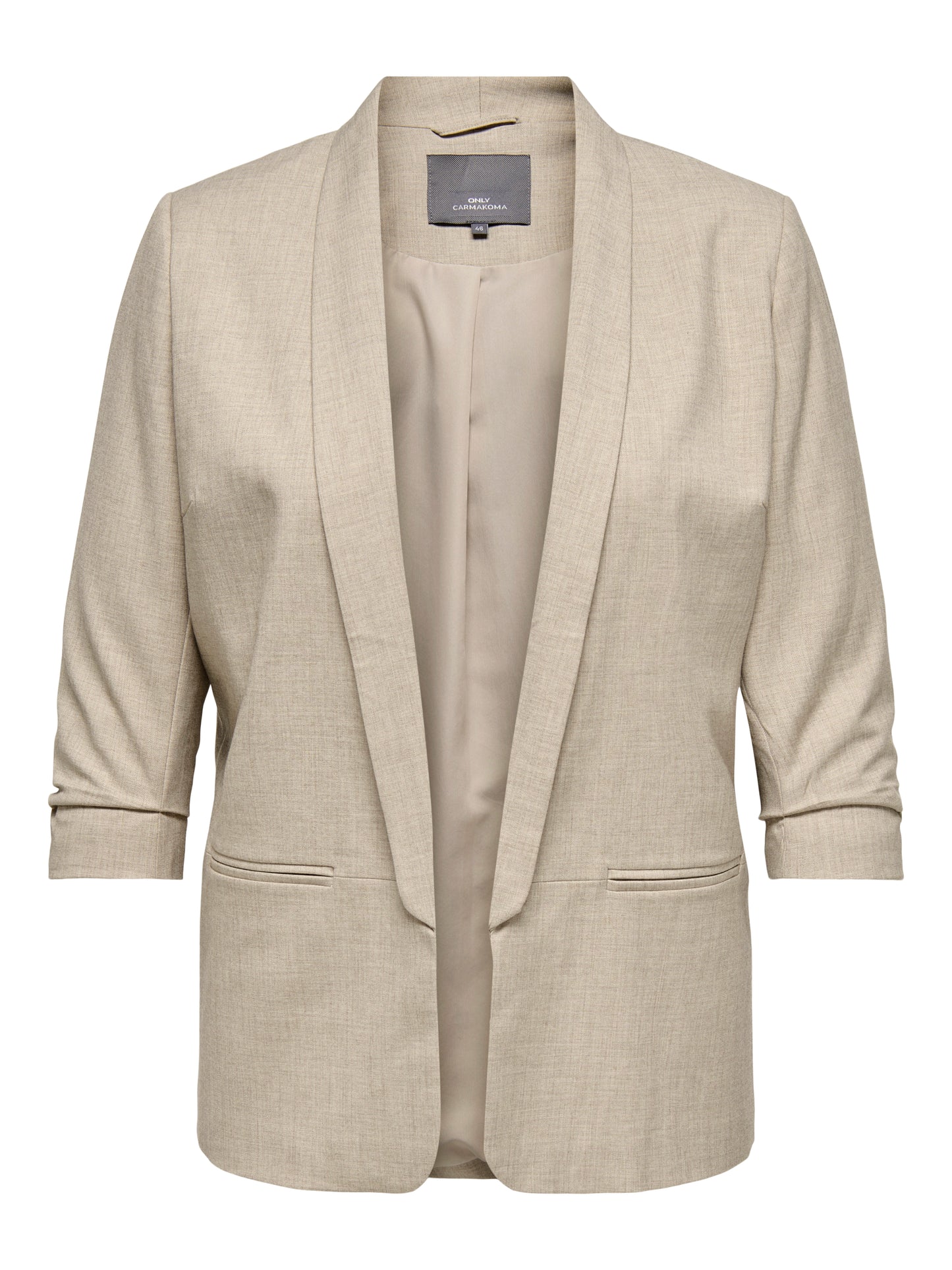 ONLY CARMAKOMA CARELLY 3/4 BLAZER TLR BEIGE