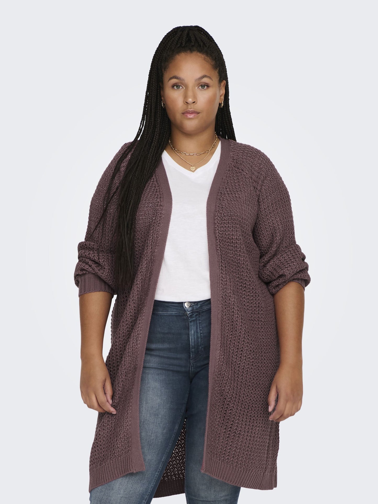 ONLY CARMAKOMA  CARMIRLA NEW L/S CARDIGAN KNT