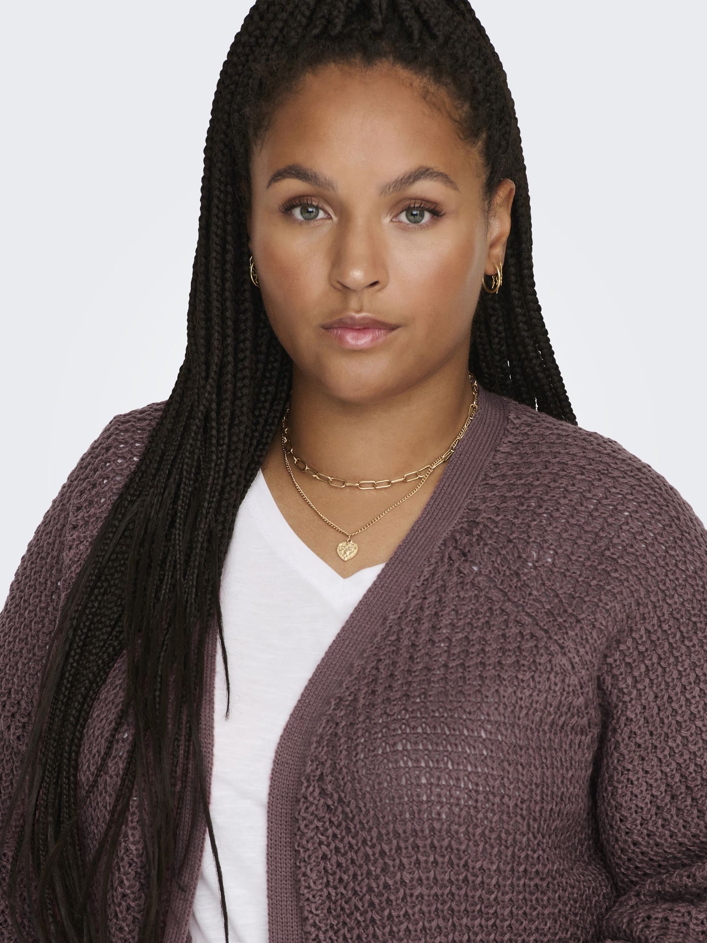 ONLY CARMAKOMA  CARMIRLA NEW L/S CARDIGAN KNT