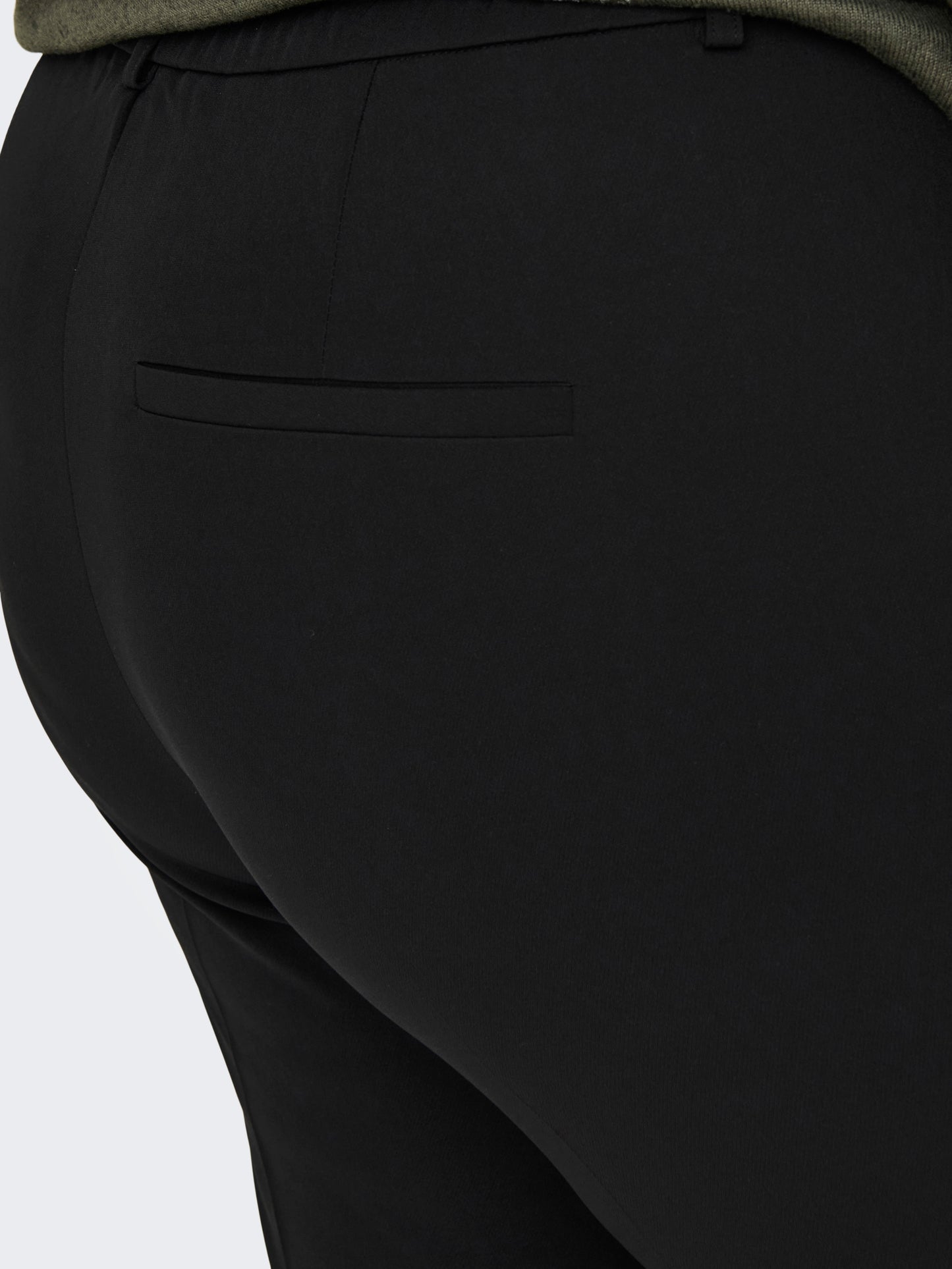 ONLY CARMAKOMA CARBERRY HW WIDE PANT ZWART