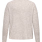 ONLY CARMAKOMA  CARCAMILLA V-NECK L/S PULLOVER KNT NOOS BEIGE