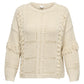 Only Carmakoma  CARYRSA LIFE LS FRINGE O-NECK KNT