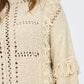 Only Carmakoma  CARYRSA LIFE LS FRINGE O-NECK KNT