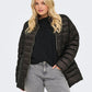 Only Carmakoma  CARVEGA LIFE QUILT COAT OTW Chocolate Torte