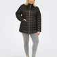Only Carmakoma  CARVEGA LIFE QUILT COAT OTW Chocolate Torte