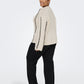 ONLY CARMAKOMA  CARTESSA CABEL STITCH LS O-NECK KNT WIT