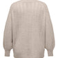 ONLY CARMAKOMA  CARLUCILLA LS GLITTER V-NECK KNT