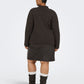 Only Carmakoma CARTHEA LS BUTTON POLO CARDIGAN KNT Chocolate Torte