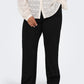 ONLY CARMAKOMA  CARGOLDTRASH LIFE HW BELT WIDE PANT PNT ZWART