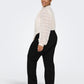 ONLY CARMAKOMA  CARGOLDTRASH LIFE HW BELT WIDE PANT PNT ZWART