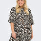 Only Carmakoma CARBERTE LIFE 2/4 SHIRT AOP Pumice Stone