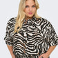 Only Carmakoma CARBERTE LIFE 2/4 SHIRT AOP Pumice Stone