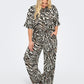 Only Carmakoma CARBERTE PANTS AOP Pumice Stone