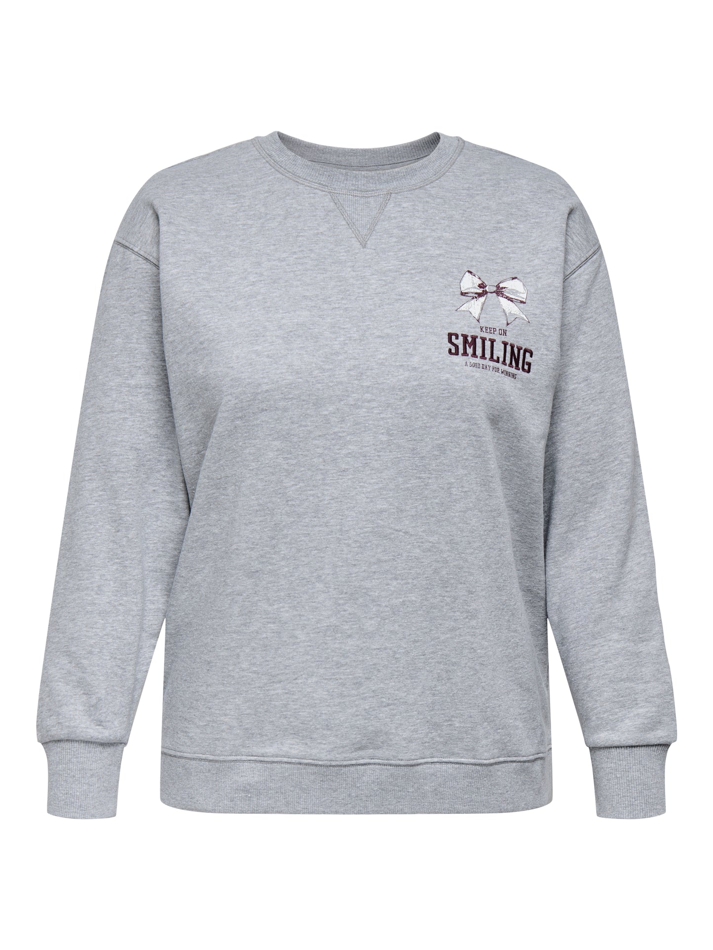 ONLY CARMAKOMA  CARIGGY L/S O-NECK SWEAT JRS