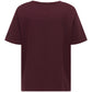 ONLY CARMAKOMA CARRIRI 2/4 O-NECK BOXY TEE JRS BURGUNDI