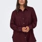ONLY CARMAKOMA  CARBAY LS SHIRT WVN BF PAARS