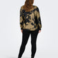 ONLY CARMAKOMA  CARDIXIE LS V-NECK TOP AOP
