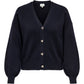 ONLY CARMAKOMA  CARIBI LS CARDIGAN KNT BLAUW
