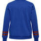 ONLY CARMAKOMA CARBEN L/S O-NECK SWEAT JRS BLAUW