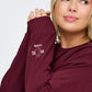 ONLY CARMAKOMA CARBEN L/S O-NECK SWEAT JRS ROO