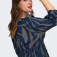 ONLY CARMAKOMA  CARFANNIL 3/4 CALF SMOCK DRESS AOP