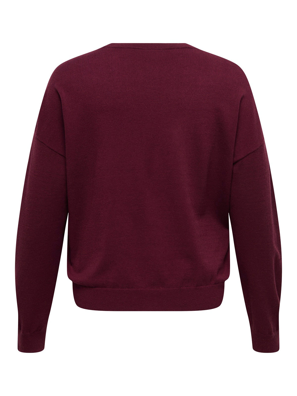 ONLY CARMAKOMA  CARHALIFAX LS SEQUINS PULLOVER KNT ROOD