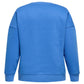 ONLY CARMAKOMA  CARSOFIA L/S WORD O-NECK SWT JRS BLAUW