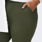 ONLY CARMAKOMA  CARGOLDTRASH LIFE CLASSIC PANT OLIJFGROEN