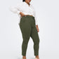 ONLY CARMAKOMA  CARGOLDTRASH LIFE CLASSIC PANT OLIJFGROEN