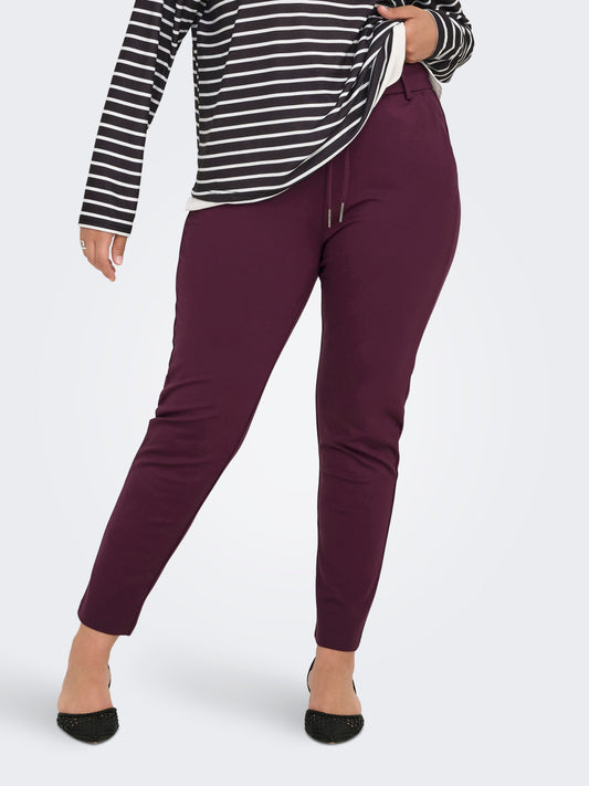 ONLY CARMAKOMA  CARGOLDTRASH LIFE CLASSIC PANT WIJNROOD