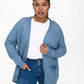 Only Carmakoma  CARESLY L/S OPEN CARDIGAN KNT NOOS Allure
