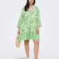 Only Carmakoma  CARMARRAKESH LIFE 3/4 TUNIC DRESS AOP groen