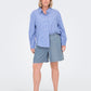 Only Carmakoma CARPEMA LIFE LYOCELL DNM SHORTS YOK light blue