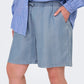 Only Carmakoma CARPEMA LIFE LYOCELL DNM SHORTS YOK light blue