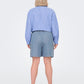 Only Carmakoma CARPEMA LIFE LYOCELL DNM SHORTS YOK light blue