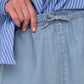 Only Carmakoma CARPEMA LIFE LYOCELL DNM SHORTS YOK light blue